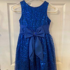 Blue Sparkly Formal Dress